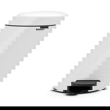 Online Designer Bathroom Step Can newIcon, 0.8 Gallon (3 liter), White