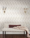Graceful Geo Cream & Gold Wallpaper thumbnail 1