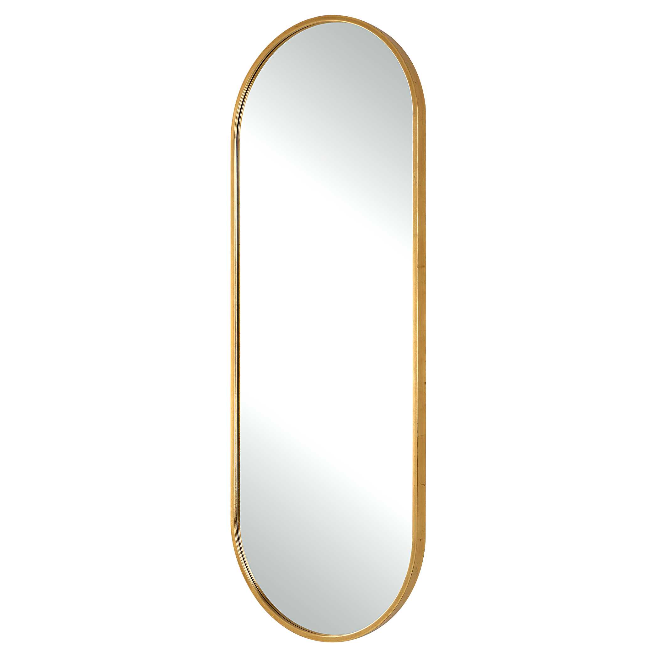 Varina Tall Gold Mirror large image 