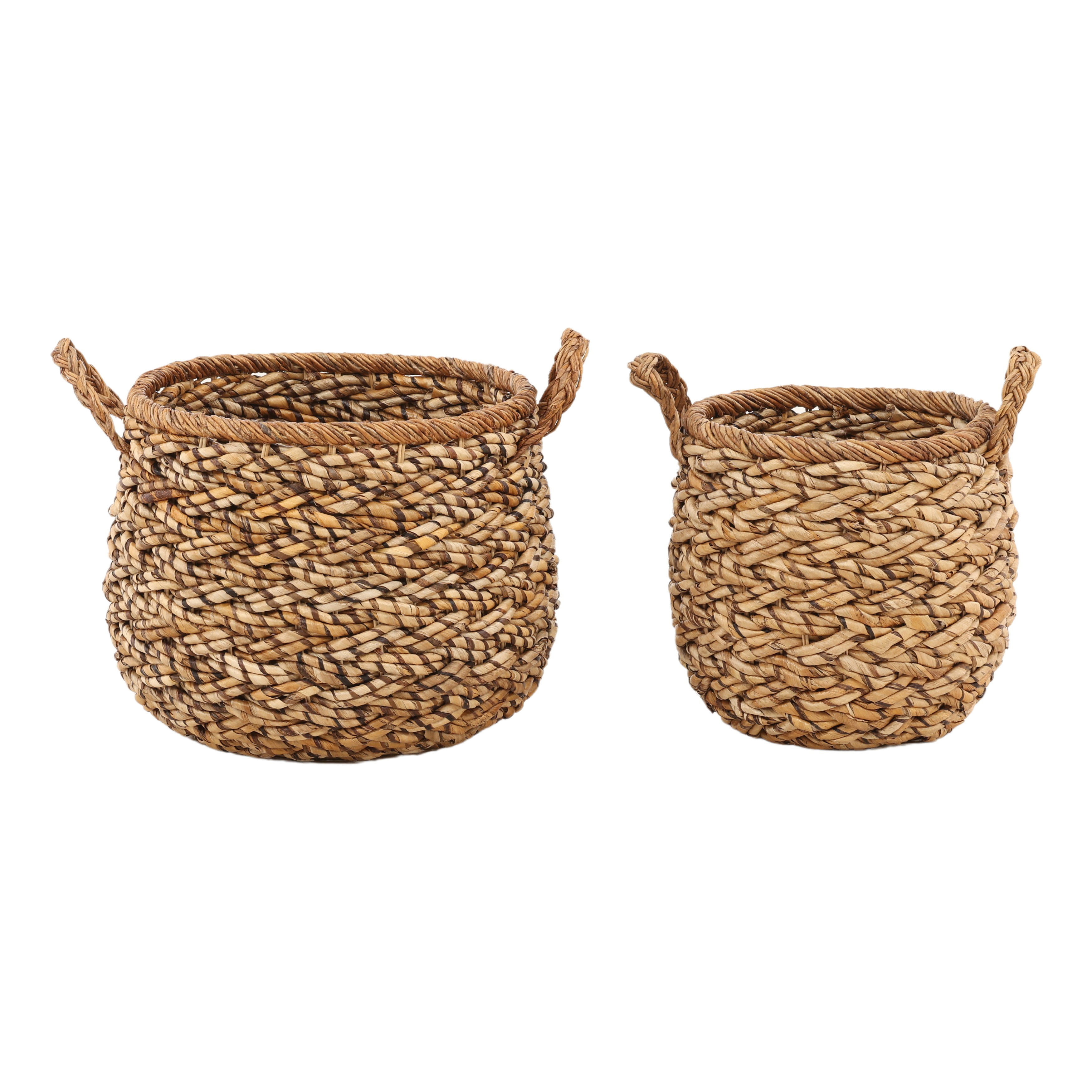 Remigio Basket Set of 2, Bins & Basket by Dovetail, 20.5" width x 19" height x 20.5" diameter x 20.5" depth View 1