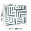 Painterly Labyrinth Aqua Wallpaper thumbnail 5