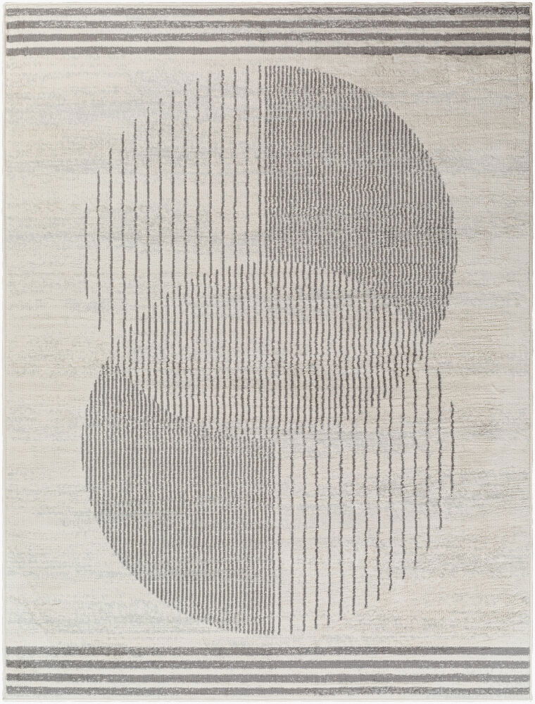 Floransa Machine Woven Rug, by Surya, 7'0.65" length x 5'2.99" width