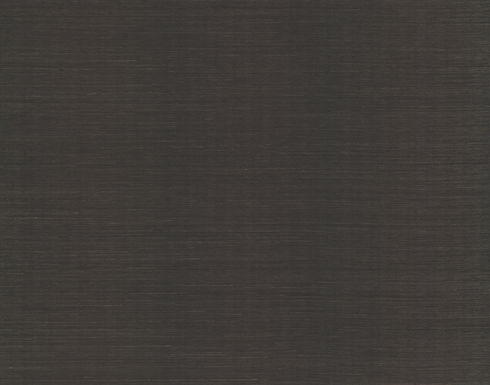 Plain Sisal Grasscloth Black Wallpaper