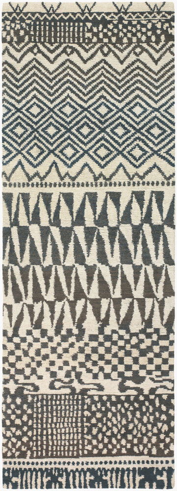 Kyah Handmade Rug, by Surya, 6'7" length x 4'7" width