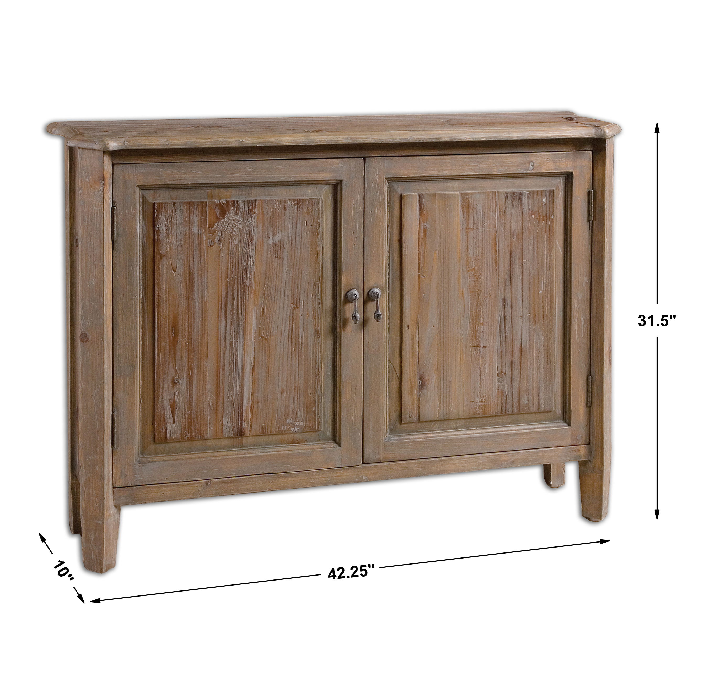 Altair Reclaimed Wood Console Cabinet large image 