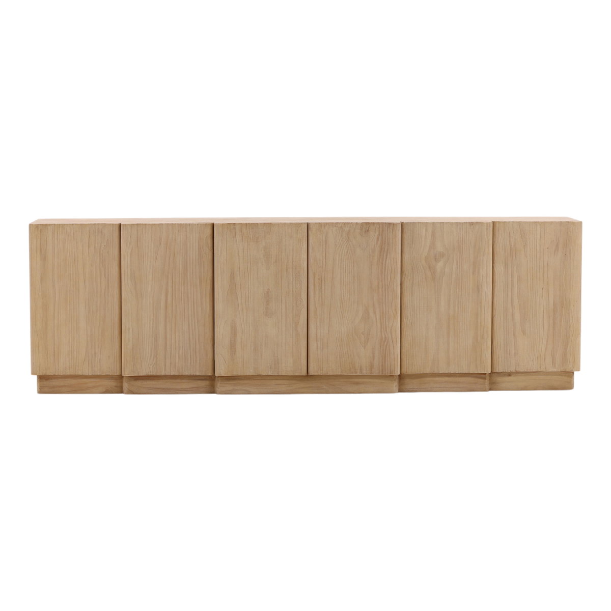 Emiliano Sideboard Light Natural, Sideboards & Buffet by Dovetail, 109" width x 34" height x 20" depth View 2