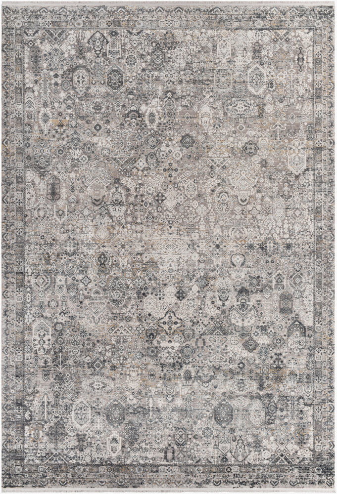 Solar Machine Woven Rug, by Surya, 11'1.86" length x 7'9.31" width