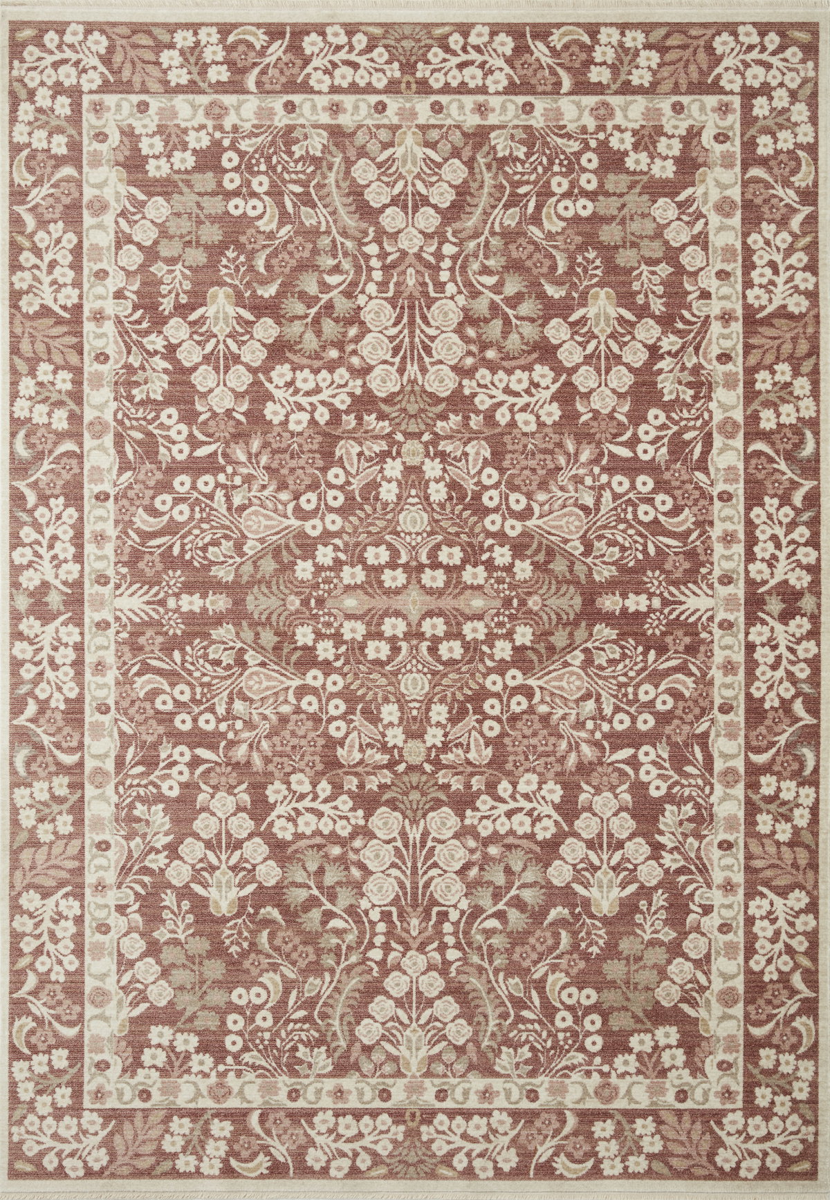 Rifle Paper Co. x Loloi Holland Rug, 9'6" length x 13' width View 1