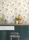 Papillon Gold Wallpaper, by York Wall, 27' length x 2'3" width x 0.02" depth thumbnail 5