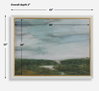 The Path Of The Water Framed Print, by Uttermost, 3'7" width x 2'9" height x 2" depth thumbnail 3