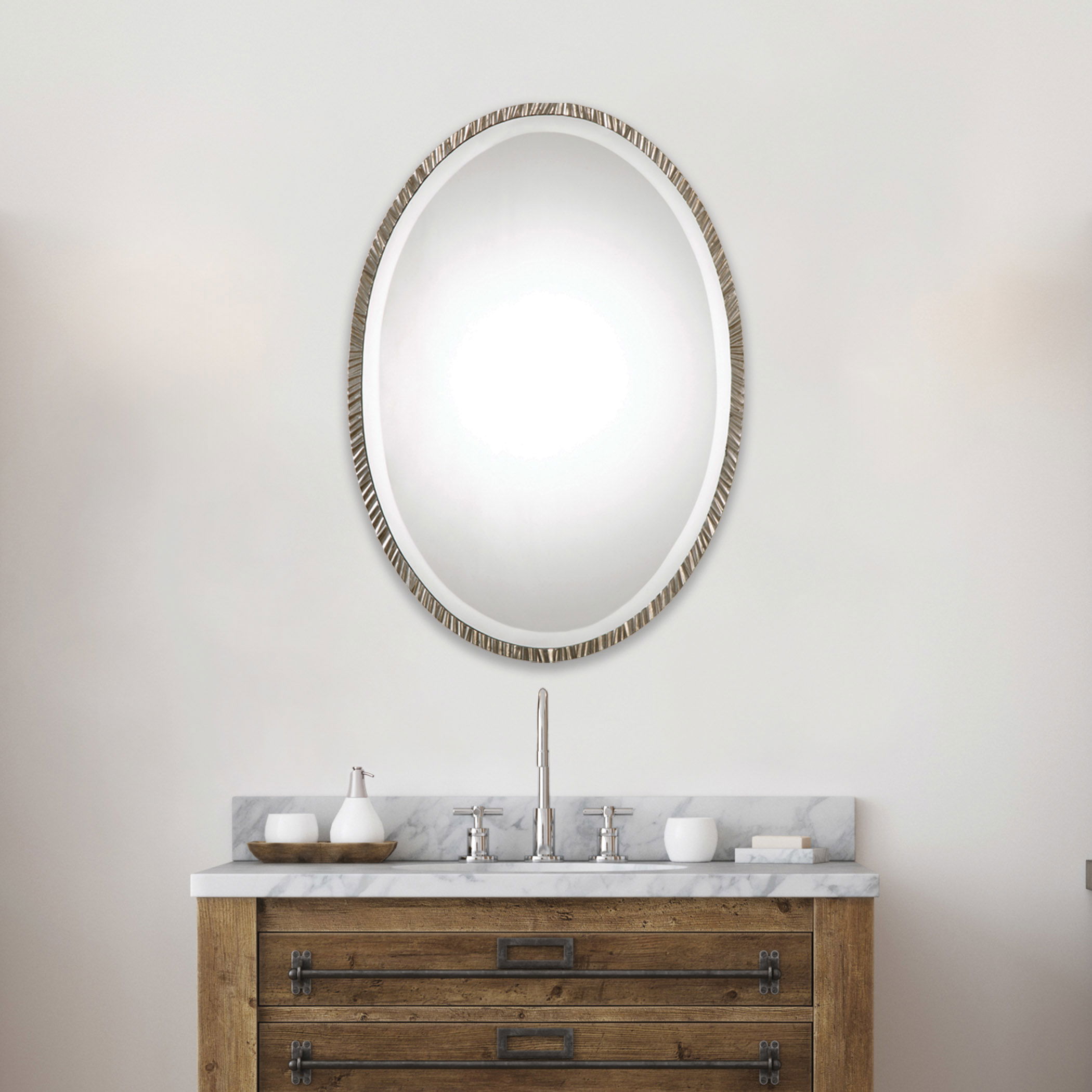 Annadel Oval Wall Mirror large image 