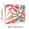 Kinetic Tropical Coral & Beige Peel & Stick Wallpaper thumbnail 8