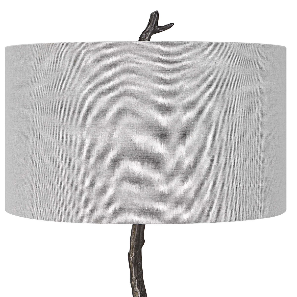 Spruce Rustic Floor Lamp, by Uttermost, 1'6" width x 5'8.5" height x 1'6" depth View 7