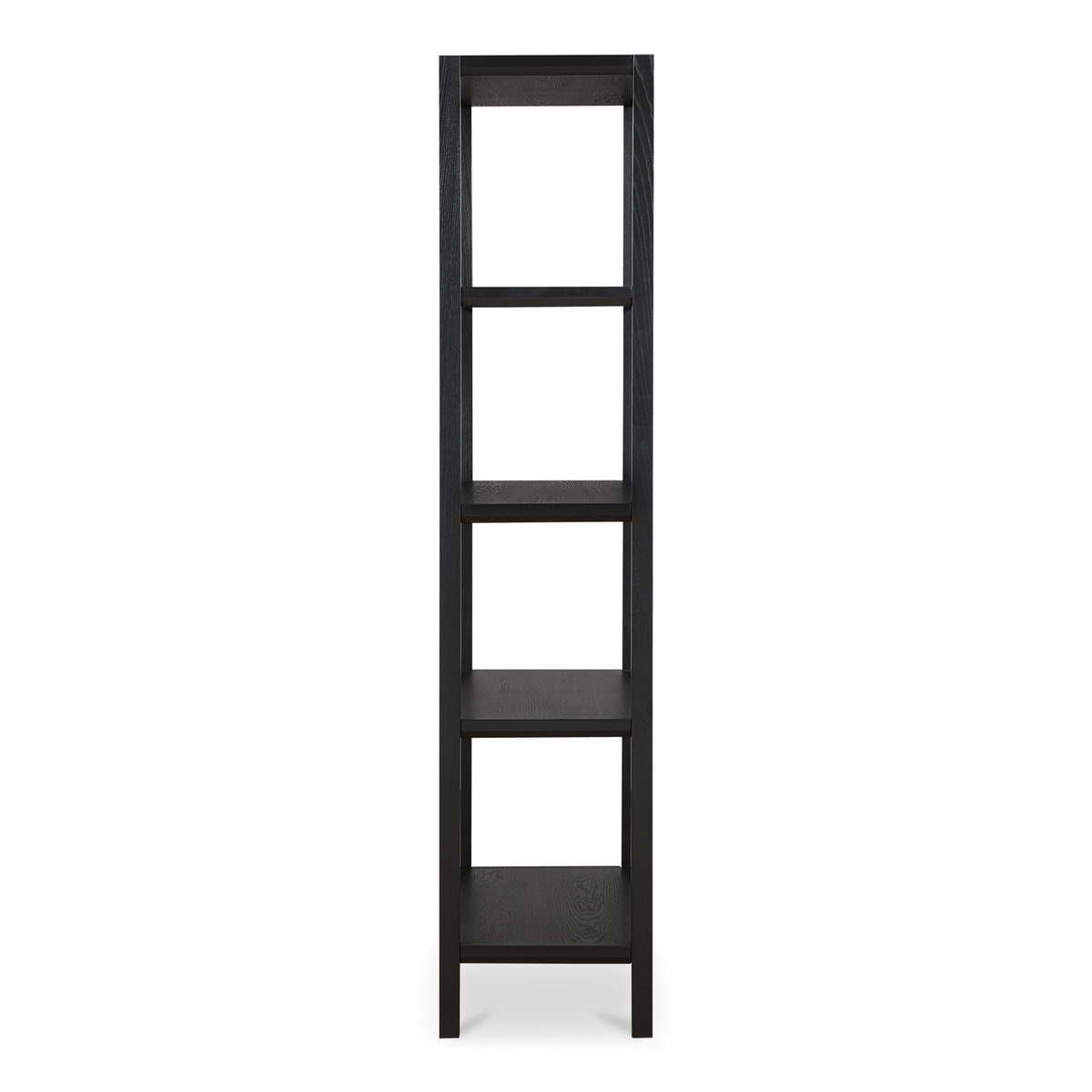 Nolan Bookcase Black, Shelving & Bookcase by Moe's Home, 35" width x 80" height x 17.5" depth View 3