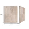 Passages Carved Wood Wall Art White Wash thumbnail 6