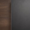 Charles Matte Black Metal with Wood Shelf Square Accent Table, Side & End Table by Mercana, 20" length x 20" width x 24" height thumbnail 8