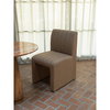 Sally Dining Chair Light Brown, by Moe's Home, 20.1" width x 33.9" height x 24.2" depth thumbnail 7