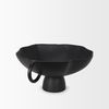 Radka Large Matte Black Metal Decorative Bowl thumbnail 5