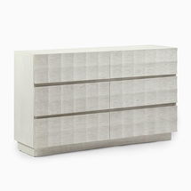 Online Designer Bedroom Luisa (60") Storage 6-Drawer Dresser, Winter Wood