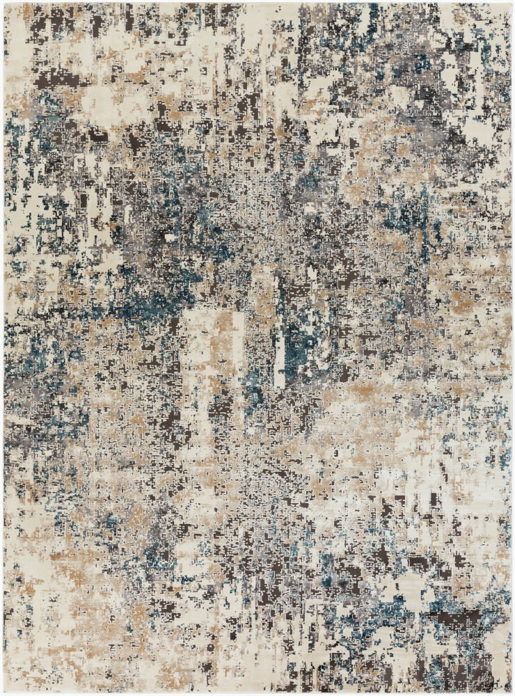 Pune Machine Woven Rug, by Surya, 9'6.17" length x 6'6.74" width