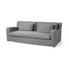 Denly II 92' Casterock Gray Slipcover Three Seater Sofa, Sofas & Sectional by Mercana, 93" length x 38" width x 35" height thumbnail 1