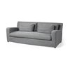 Denly II 92.5W Casterock Gray Slipcover Three Seater Sofa, Sofas & Sectional by Mercana, 93" length x 38" width x 35" height thumbnail 1
