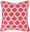 Morrocan Printed Lattice Accent Pillow, Decorative Pillow by Surya, 22" length x 22" width thumbnail