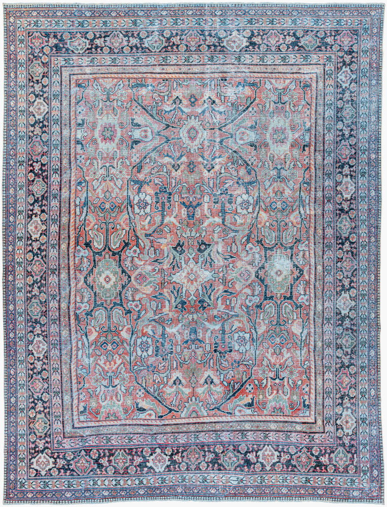 Antique One of a Kind Handmade Rug, by Surya, 11'10" length x 9' width
