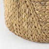 Sivan  (Set of 3) Light Brown Water Hyacinth Round Basket with Handles thumbnail 6