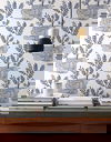 Seedlings Blue Peel & Stick Wallpaper thumbnail 1