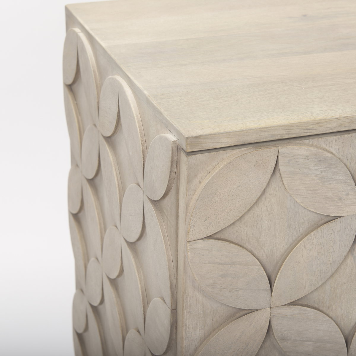 Excelsior 36.0L x 18.0W x 32.5H Light Brown Wood Gold Iron Base Accent Cabinet, Cabinets & Chest by Mercana, 36.5" length x 18.5" width x 32.5" height View 9