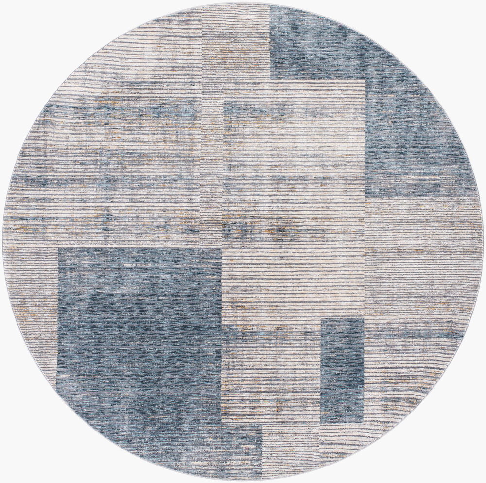 Cardiff Machine Woven Rug, by Surya, 6'6.74" length x 6'6.74" width