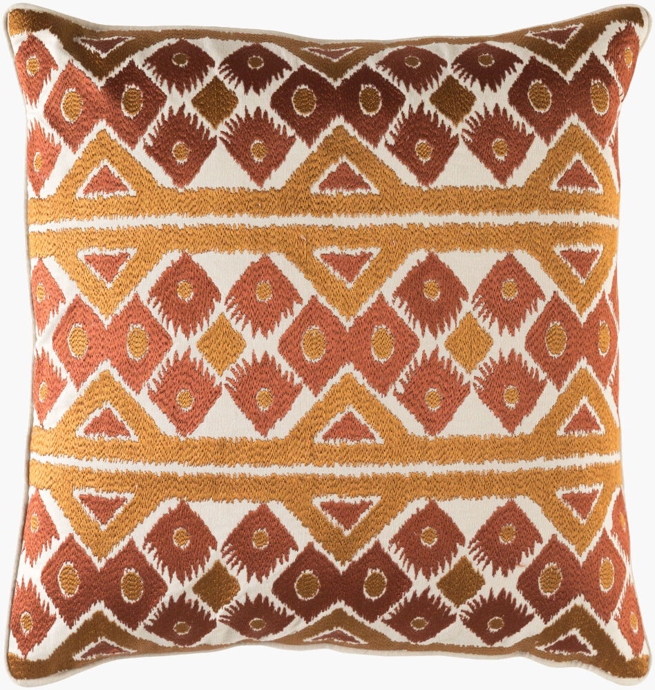 Morowa Accent Pillow, Decorative Pillow by Surya, 18" length x 18" width