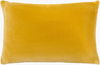 Cotton Velvet Lumbar Pillow, Decorative Pillow by Surya, 13" length x 20" width thumbnail