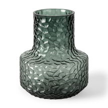 Online Designer Combined Living/Dining Jolene Short Green Glass Vase