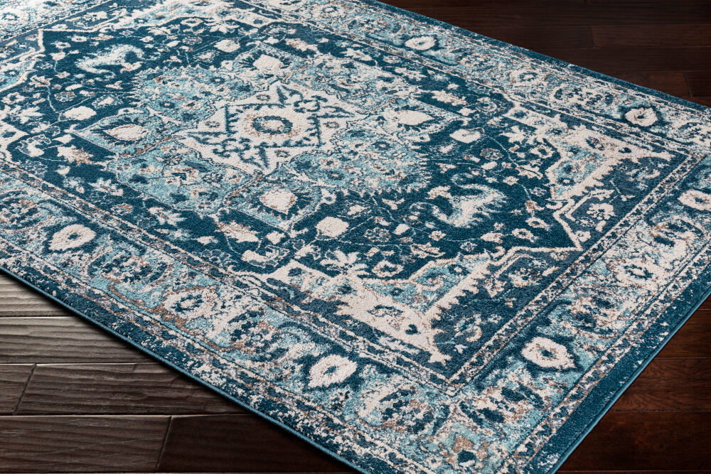 Varanasi Machine Woven Rug, by Surya, 2'11" length x 2' width