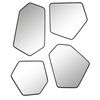 Linneah Black Mirrors Set/4, by Uttermost, 12.12" width x 20.12" height x 1" depth thumbnail 1