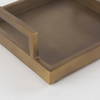 Shay Aluminium Tray - Small, Decorative Tray by Mercana, 9.5" length x 9.5" width x 3" height thumbnail 11