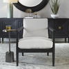 Brunei White Accent Chair, Furniture by Uttermost, 28.25" width x 32.5" height x 33.5" depth thumbnail 10