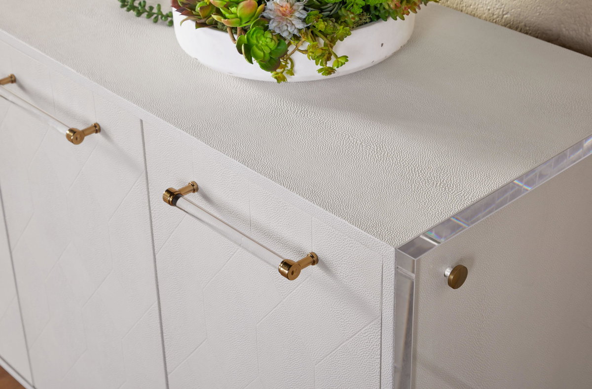 Sonia Shagreen Media Sideboard, Cabinets & Sideboard by Essentials for Living, 67" width x 34.5" height x 19" depth View 17