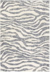 Puffy Shag Machine Woven Rug, by Surya, 1'3.75" length x 1'3.75" width thumbnail
