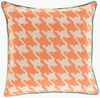 Houndstooth Accent Pillow Down, Decorative Pillow by Surya, 22" length x 22" width thumbnail
