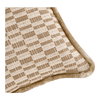 Leone Cushion Taupe, Decorative Pillow by Moe's Home, 20" width x 4" height x 20" depth thumbnail 3