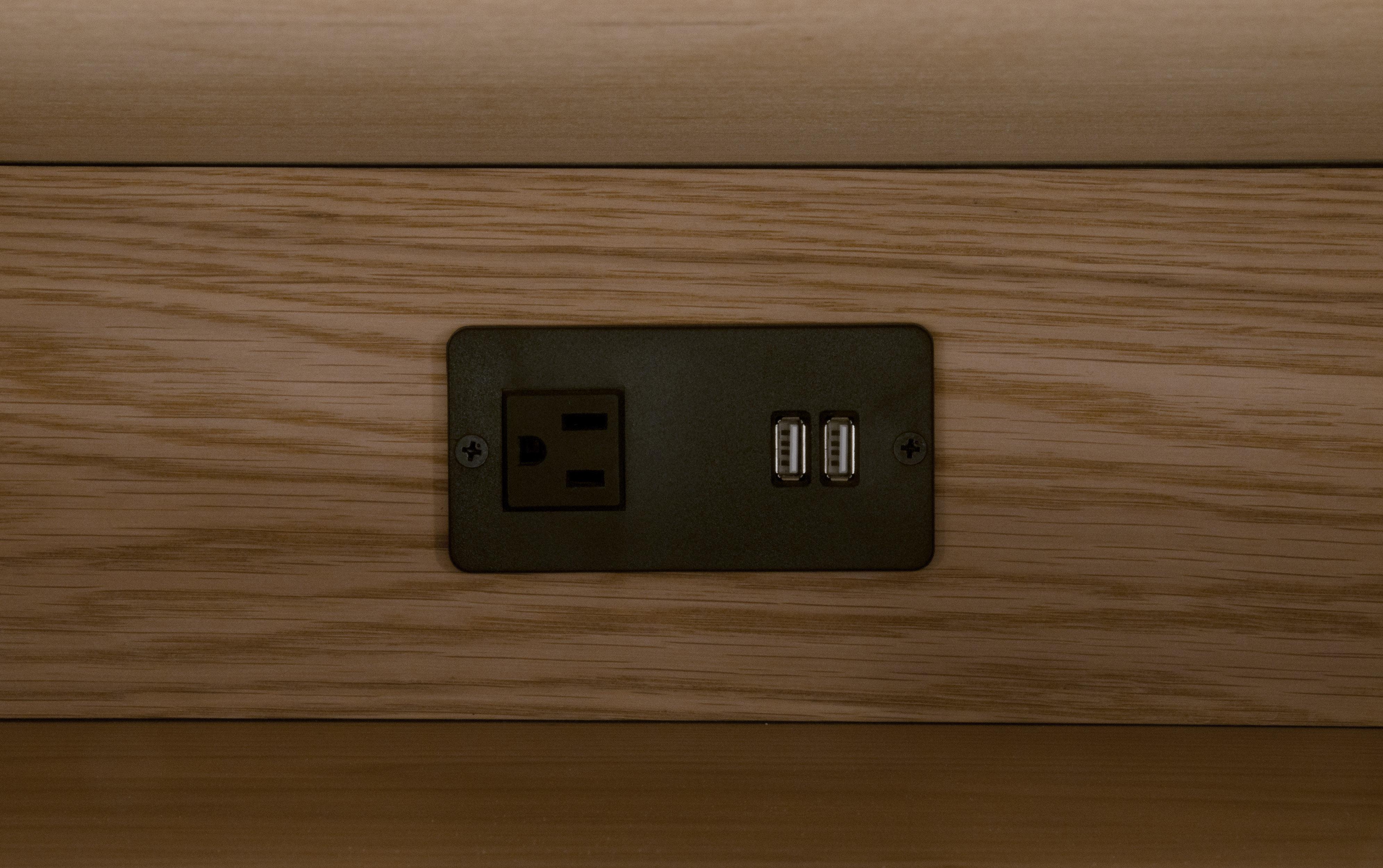 Cambria 2-Drawer Nightstand, by Essentials for Living, 29" width x 26.75" height x 18" depth View 8