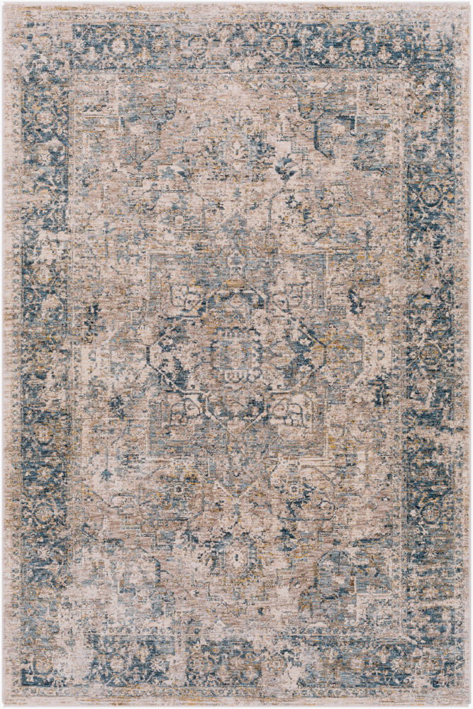 Mirabel Machine Woven Rug, by Surya, 7'4.58" length x 4'11.84" width