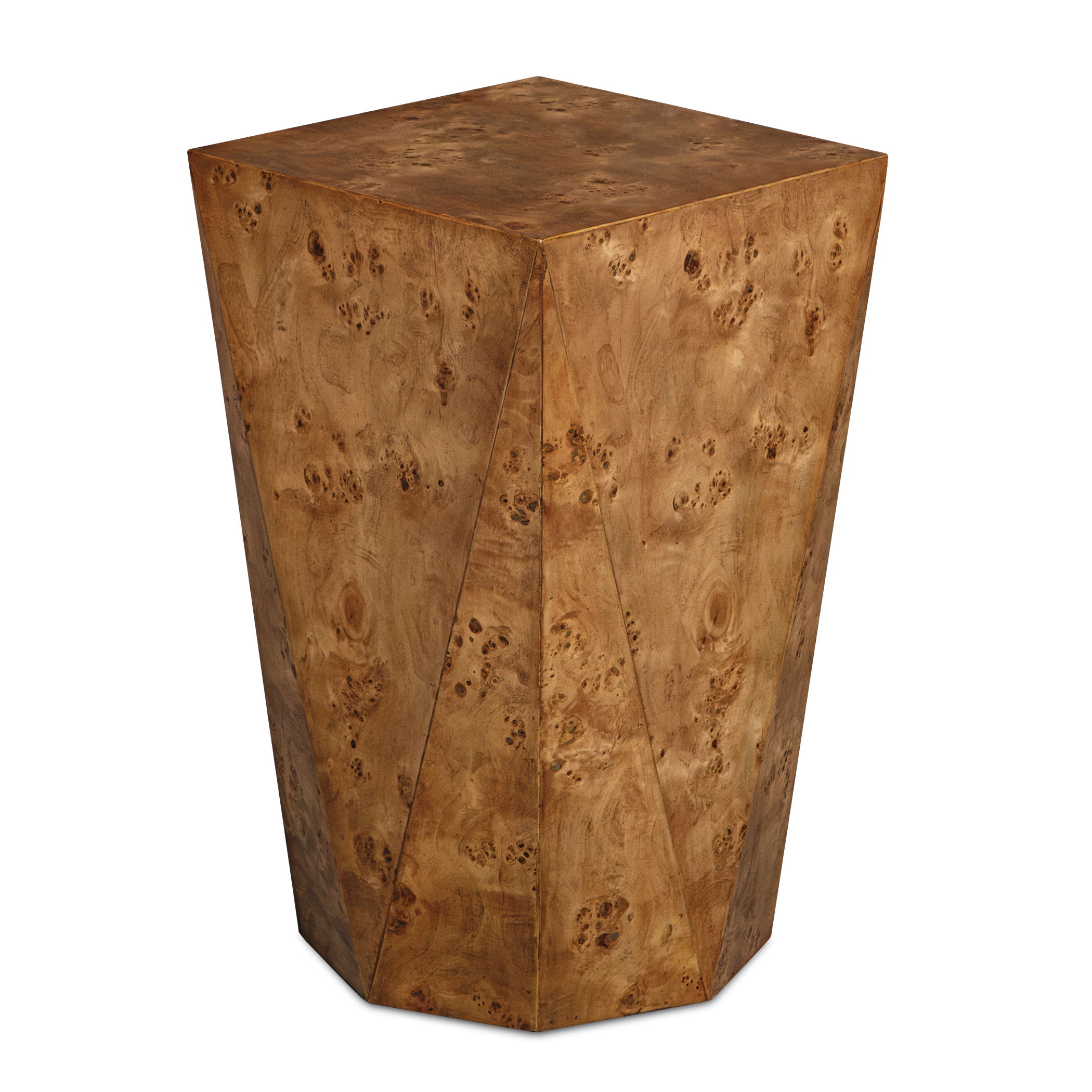 Hughes Geometric Accent Table, Furniture by Uttermost, 14" width x 24" height x 14" depth View 1