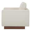 Vernon Accent Chair White, by Moe's Home, 33.5" width x 30.7" height x 35.4" depth thumbnail 3