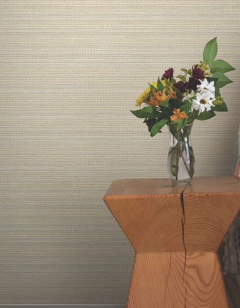 Tick Mark Texture Warm Wheat Peel & Stick Wallpaper