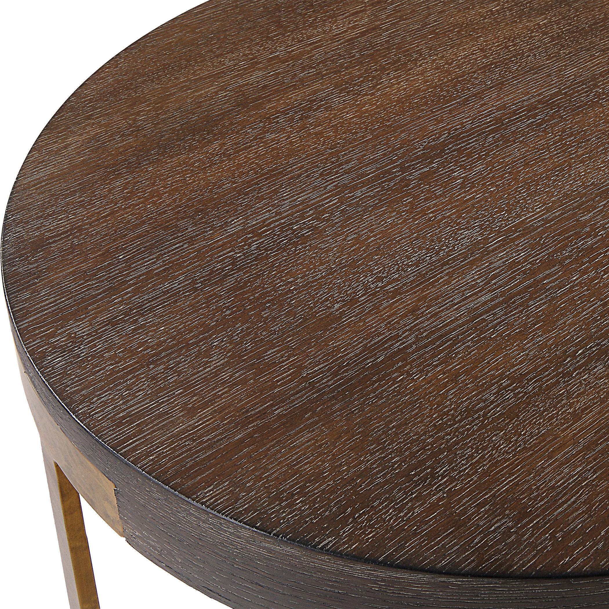 Palisade Round Wood Side Table large image 