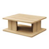 Casey Small Coffee Table Rustic Oak, by Moe's Home, 40" width x 16" height x 30" depth thumbnail 3